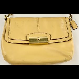 Yellow coach purse